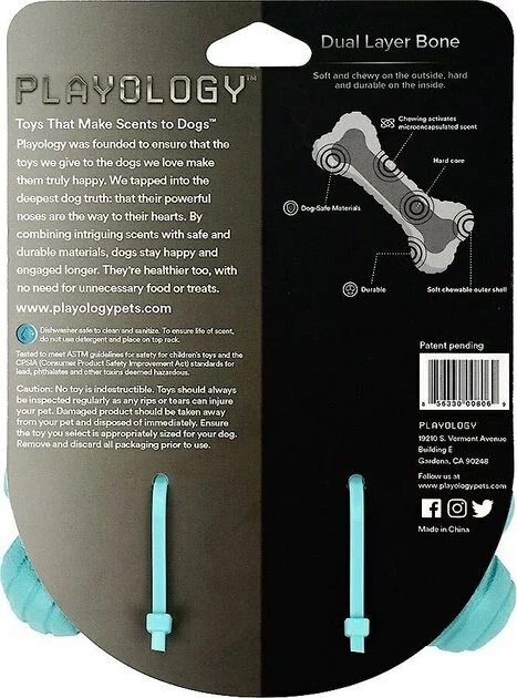 Frisco||Playology Frisco Fetch Squeaking Colorful Tennis Ball, 3-Pack + Playology All Natural Dual Layer Bone Dog Toy, Large, Peanut Butter Scented 8 Frisco||Playology Frisco Fetch Squeaking Colorful Tennis Ball, 3-Pack + Playology All Natural Dual Layer Bone Dog Toy, Large, Peanut Butter Scented - Image 6