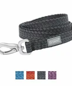 Frisco Outdoor Heathered Nylon Collar, Midnight Black, MD - Neck: 14-20-in, Width: 3/4-in + Dog Leash, Midnight Black, MD - Length: 6-ft, Width: 3/4-in 15 Frisco Outdoor Heathered Nylon Collar, Midnight Black, MD - Neck: 14-20-in, Width: 3/4-in + Dog Leash, Midnight Black, MD - Length: 6-ft, Width: 3/4-in -Dog Cat Corner 319126 PT5. SY630 V1631139377