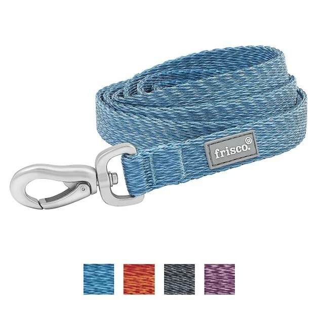 Frisco Outdoor Heathered Nylon Collar, River Blue, Medium - Neck: 14-20-in, Width: 3/4-in + Dog Leash, River Blue, Medium - Length: 6-ft, Width: 3/4-in 8 Frisco Outdoor Heathered Nylon Collar, River Blue, Medium - Neck: 14-20-in, Width: 3/4-in + Dog Leash, River Blue, Medium - Length: 6-ft, Width: 3/4-in - Image 6