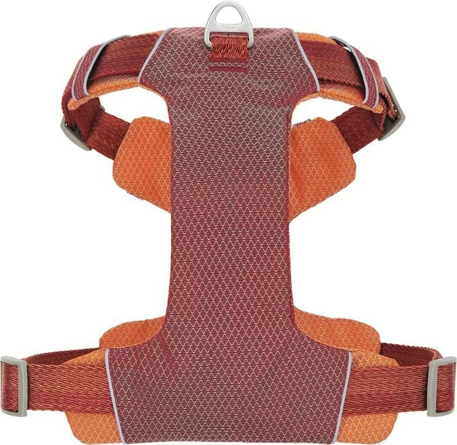 Frisco Outdoor Lightweight Ripstop Nylon Harness, Flamepoint Orange, Large, Neck: 18 to 28-in, Girth 24 to 34-in + Heathered Dog Leash, Flamepoint Orange, Large - Length: 6-ft, Width: 1-in 5 Frisco Outdoor Lightweight Ripstop Nylon Harness, Flamepoint Orange, Large, Neck: 18 to 28-in, Girth 24 to 34-in + Heathered Dog Leash, Flamepoint Orange, Large - Length: 6-ft, Width: 1-in - Image 3