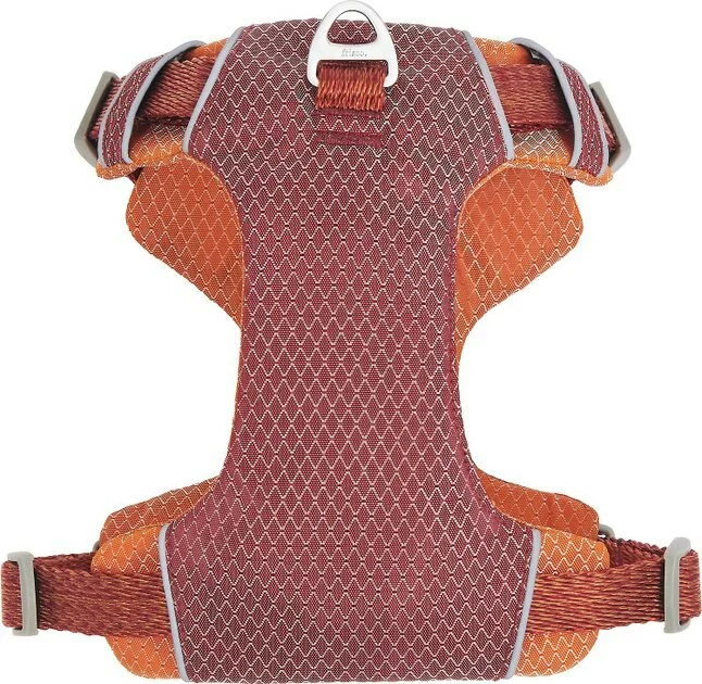 Frisco Outdoor Lightweight Ripstop Nylon Harness, Flamepoint Orange, Small, Neck: 13 to 19-in, Girth: 16 to 22-in + Heathered Dog Leash, Flamepoint Orange, Small - Length: 6-ft, Width: 5/8-in 5 Frisco Outdoor Lightweight Ripstop Nylon Harness, Flamepoint Orange, Small, Neck: 13 to 19-in, Girth: 16 to 22-in + Heathered Dog Leash, Flamepoint Orange, Small - Length: 6-ft, Width: 5/8-in - Image 3