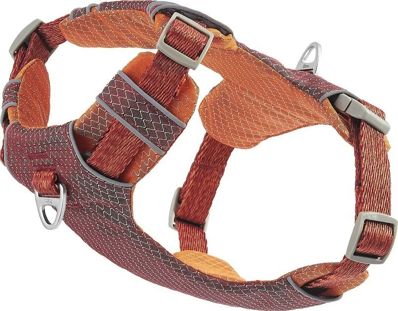 Frisco Outdoor Lightweight Ripstop Nylon Harness, Flamepoint Orange, Small, Neck: 13 to 19-in, Girth: 16 to 22-in + Heathered Dog Leash, Flamepoint Orange, Small - Length: 6-ft, Width: 5/8-in 6 Frisco Outdoor Lightweight Ripstop Nylon Harness, Flamepoint Orange, Small, Neck: 13 to 19-in, Girth: 16 to 22-in + Heathered Dog Leash, Flamepoint Orange, Small - Length: 6-ft, Width: 5/8-in - Image 4