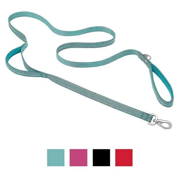 Frisco Outdoor Nylon Reflective Comfort Padded Collar, Bayou Teal, Extra Small, Neck: 8-12-in, Width: 5/8th-in + Dog Leash, Bayou Teal, Small - Length: 6-ft, Width: 5/8-in 8 Frisco Outdoor Nylon Reflective Comfort Padded Collar, Bayou Teal, Extra Small, Neck: 8-12-in, Width: 5/8th-in + Dog Leash, Bayou Teal, Small - Length: 6-ft, Width: 5/8-in - Image 6