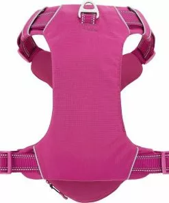 Frisco Outdoor Premium Ripstop Nylon Harness with Pocket, Boysenberry Purple, Extra Large, Neck: 22 to 34-in, Girth: 32 to 44-in + Waterproof Stinkproof PVC Rope Leash, Shadow Purple, 6 Ft. -Dog Cat Corner 319272 PT2. SY630 V1631205690