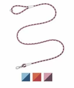 Frisco Outdoor Premium Ripstop Nylon Harness with Pocket, Boysenberry Purple, Extra Large, Neck: 22 to 34-in, Girth: 32 to 44-in + Waterproof Stinkproof PVC Rope Leash, Shadow Purple, 6 Ft. -Dog Cat Corner 319272 PT5. SY630 V1631205369