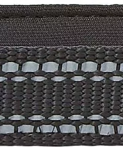 Frisco Outdoor Premium Ripstop Nylon Harness with Pocket, Midnight Black, XL - Girth: 32-44-in + Reflective Comfort Padded Dog Collar, Midnight Black, LG, Neck: 18 -26-in, Width: 1-in -Dog Cat Corner 319304 PT6. SY630 V1631158591