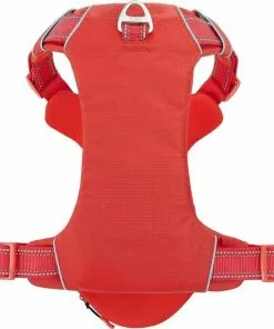 Frisco Outdoor Premium Ripstop Nylon Harness with Pocket, Sunset Orange, Extra Large, Neck: 22 to 34-in, Girth: 32 to 44-in + Waterproof Stinkproof PVC Rope Leash, Sunset Orange, 6 Ft. -Dog Cat Corner 319312 PT2. SY630 V1630620077