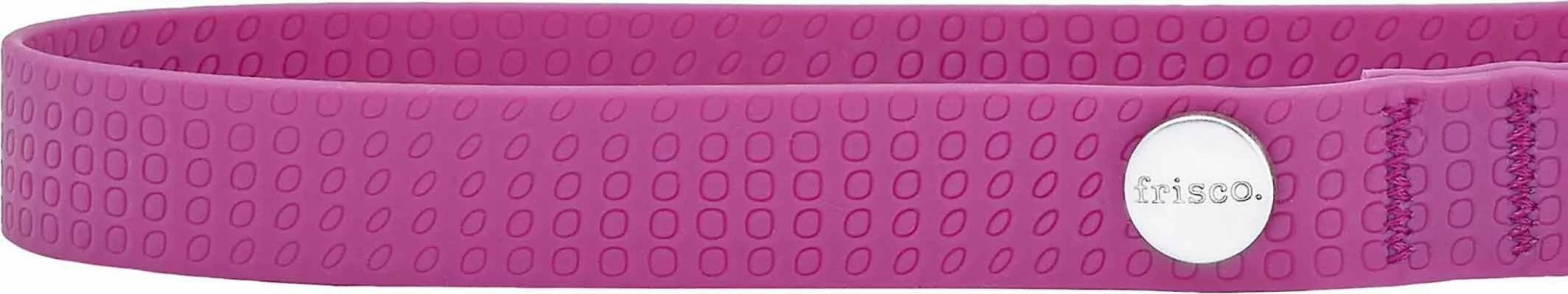 Frisco Outdoor Solid Textured Waterproof Stink Proof PVC Collar, Boysenberry Purple, Large, Neck: 18 ½ 26-in, Width: 1-in + Dog Leash, Boysenberry Purple, Large - Length: 6-ft, Width: 1-in 5 Frisco Outdoor Solid Textured Waterproof Stink Proof PVC Collar, Boysenberry Purple, Large, Neck: 18 ½ 26-in, Width: 1-in + Dog Leash, Boysenberry Purple, Large - Length: 6-ft, Width: 1-in - Image 3