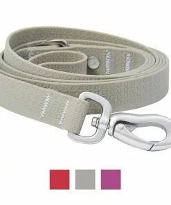 Frisco Outdoor Solid Textured Waterproof Stink Proof PVC Harness, Storm Gray, Medium, Neck: 16 to 22-in, Girth: 19 to 29-in + Dog Leash, Storm Gray, Medium - Length: 6-ft, Width: 3/4-in -Dog Cat Corner 319366 PT6. SY630 V1631161582