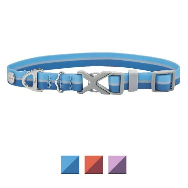 Frisco Outdoor Two Tone Waterproof Stinkproof PVC Harness, River Blue, Large, Neck: 19 to 27-in, Girth: 23 to 36-in + Dog Collar, River Blue, Large, Neck: 18 ½- 26-in, Width: 1-in 8 Frisco Outdoor Two Tone Waterproof Stinkproof PVC Harness, River Blue, Large, Neck: 19 to 27-in, Girth: 23 to 36-in + Dog Collar, River Blue, Large, Neck: 18 ½- 26-in, Width: 1-in - Image 6
