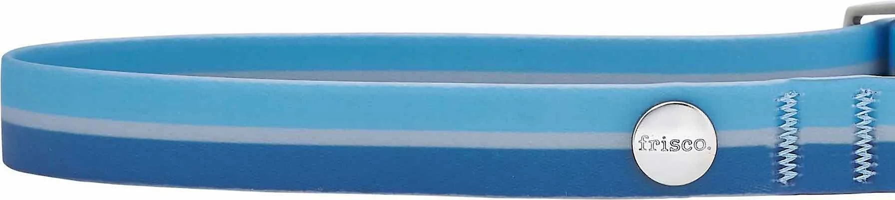 Frisco Outdoor Two Tone Waterproof Stinkproof PVC Harness, River Blue, Large, Neck: 19 to 27-in, Girth: 23 to 36-in + Dog Collar, River Blue, Large, Neck: 18 ½- 26-in, Width: 1-in 9 Frisco Outdoor Two Tone Waterproof Stinkproof PVC Harness, River Blue, Large, Neck: 19 to 27-in, Girth: 23 to 36-in + Dog Collar, River Blue, Large, Neck: 18 ½- 26-in, Width: 1-in - Image 7