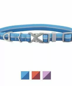 Frisco Outdoor Two Tone Waterproof Stinkproof PVC Harness, River Blue, Medium, Neck: 16 to 22-in, Girth: 19 to 29-in + Dog Collar, River Blue, Medium - Neck: 14½-20-in, Width: 3/4-in -Dog Cat Corner 319392 PT5. SY630 V1631153497