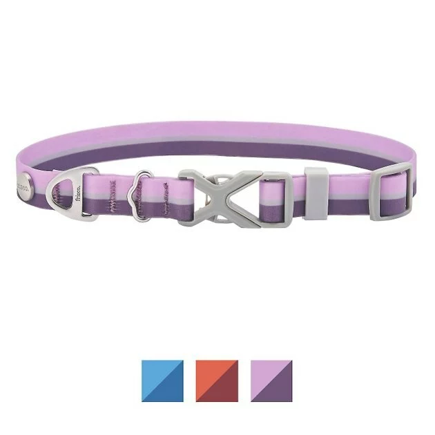 Frisco Outdoor Two Tone Waterproof Stinkproof PVC Harness, Shadow Purple, Medium, Neck: 16 to 22-in, Girth: 19 to 29-in + Dog Collar, Boysenberry Purple, Medium - Neck: 14½-20-in, Width: 3/4-in 8 Frisco Outdoor Two Tone Waterproof Stinkproof PVC Harness, Shadow Purple, Medium, Neck: 16 to 22-in, Girth: 19 to 29-in + Dog Collar, Boysenberry Purple, Medium - Neck: 14½-20-in, Width: 3/4-in - Image 6