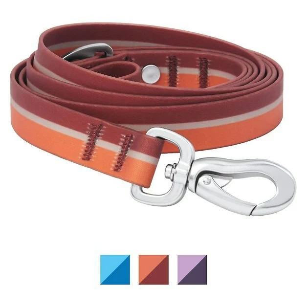 Frisco Outdoor Two Toned Waterproof Stink Proof PVC Leash, Sunset Orange, Medium - Length: 6-ft, Width: 3/4-in + Dog Harness, Flamepoint Orange, Medium, Neck: 16 to 22-in, Girth: 19 to 29-in 4 Frisco Outdoor Two Toned Waterproof Stink Proof PVC Leash, Sunset Orange, Medium - Length: 6-ft, Width: 3/4-in + Dog Harness, Flamepoint Orange, Medium, Neck: 16 to 22-in, Girth: 19 to 29-in - Image 2