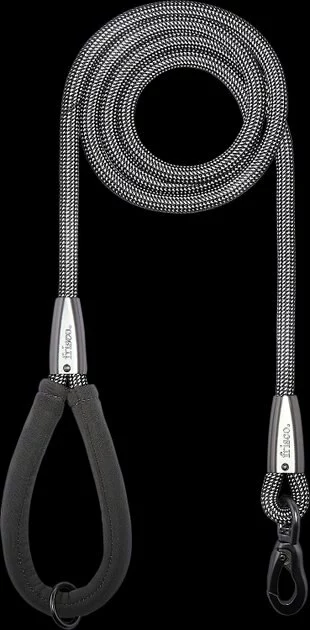 Frisco Outdoor Woven Jacquard Nylon Dog Collar, Forest Green, Large, Neck: 18 -26-in, Width: 1-in + Ultra Reflective Rope Leash With Padded Handle, Stone Gray, 6 - ft 10 Frisco Outdoor Woven Jacquard Nylon Dog Collar, Forest Green, Large, Neck: 18 -26-in, Width: 1-in + Ultra Reflective Rope Leash With Padded Handle, Stone Gray, 6 - ft - Image 8