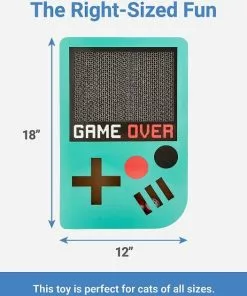 Frisco Retro Game Over Scratcher Cat Toy + Retro Game On Plush Squeaky Dog Toy 10 Frisco Retro Game Over Scratcher Cat Toy + Retro Game On Plush Squeaky Dog Toy -Dog Cat Corner 319492 PT2. SY630 V1630621283