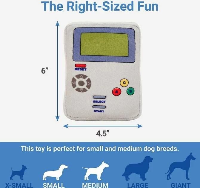 Frisco Retro Game Over Scratcher Cat Toy + Retro Game On Plush Squeaky Dog Toy 7 Frisco Retro Game Over Scratcher Cat Toy + Retro Game On Plush Squeaky Dog Toy - Image 6