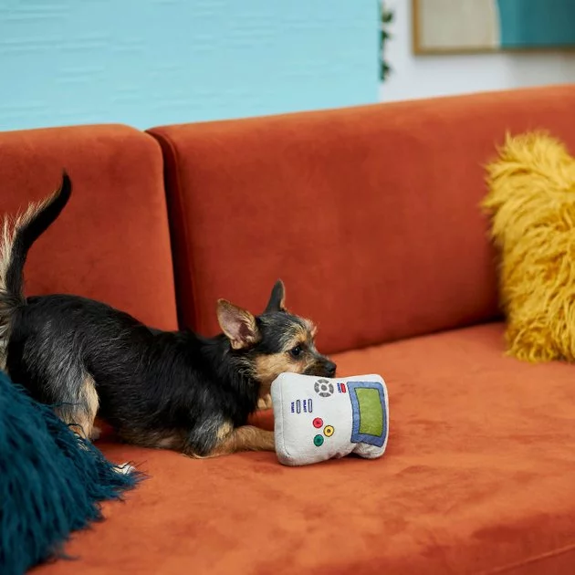 Frisco Retro Game Over Scratcher Cat Toy + Retro Game On Plush Squeaky Dog Toy 8 Frisco Retro Game Over Scratcher Cat Toy + Retro Game On Plush Squeaky Dog Toy - Image 7