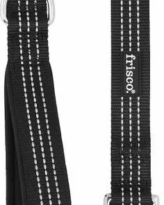 Frisco Traffic Leash with Padded Handles & Poop Bag Dispenser, Black, Length: 4-ft, Width: 1-in + Refill Dog Poop Bags, Scented, 120 count -Dog Cat Corner 319510 PT2. SY630 V1630620372