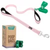 Frisco Traffic Leash with Padded Handles & Poop Bag Dispenser, Pink, Length: 4-ft, Width: 1-in + Refill Dog Poop Bags, Scented, 120 count 1 Frisco Traffic Leash with Padded Handles & Poop Bag Dispenser, Pink, Length: 4-ft, Width: 1-in + Refill Dog Poop Bags, Scented, 120 count -Dog Cat Corner 319518 MAIN. SY630 V1630626096