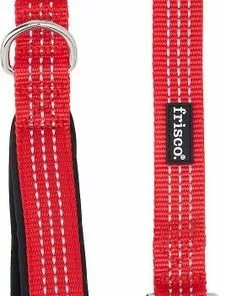 Frisco Traffic Leash with Padded Handles & Poop Bag Dispenser, Red, Length: 6ft, Width: 1-in + Refill Dog Poop Bags, Scented, 120 count -Dog Cat Corner 319524 PT2. SY630 V1630626970