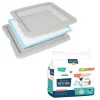 Frisco Training Pad Holder, 24-in x 24-in + Dog Training & Potty Pads, 22 x 23-in, 100 count, Unscented -Dog Cat Corner 319526 MAIN. SY630 V1630622788
