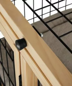 Frisco Collapsible Wood & Wire Cat Cage Playpen, 2 Level -Dog Cat Corner 323214 PT5. SY630 V1645480002