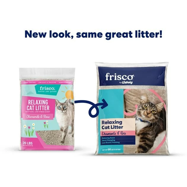 Frisco Relaxing Chamomile & Rose Scented Clumping Clay Cat Litter 4 Frisco Relaxing Chamomile & Rose Scented Clumping Clay Cat Litter - Image 2