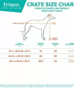 Frisco Ultimate Lightweight Heavy Duty Foldable & Stackable Steel Metal Single Door Dog Crate 11 Frisco Ultimate Lightweight Heavy Duty Foldable & Stackable Steel Metal Single Door Dog Crate -Dog Cat Corner 326416 PT2. SY630 V1645739508