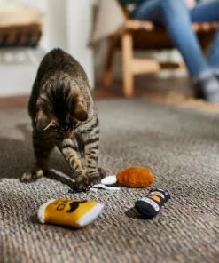 Frisco Dad's Essentials Plush Cat Toy with Catnip, 3 count -Dog Cat Corner 327031 PT3. SY630 V1648667368