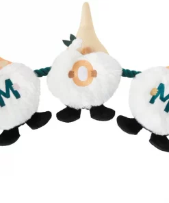 Frisco Mother's Day Gnomes Plush with Rope Squeaky Dog Toy