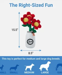 Frisco Mother's Day Mason Jar Flower Blooms Plush Squeaky Dog Toy 6 Frisco Mother's Day Mason Jar Flower Blooms Plush Squeaky Dog Toy -Dog Cat Corner 327039 PT1. SY630 V1647618082