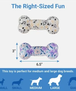 Frisco Mother's Day TPR Bone Squeaky Dog Toy, 2 count 6 Frisco Mother's Day TPR Bone Squeaky Dog Toy, 2 count -Dog Cat Corner 327041 PT1. SY630 V1647618083