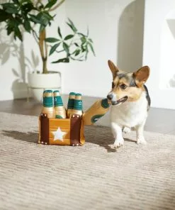 Frisco Beer Plush Squeaky Dog Toy, 7 count -Dog Cat Corner 327049 PT3. SY630 V1648667333