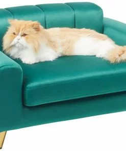 Frisco Elevated Art Deco Dog & Cat Sofa Bed with Removable Cover -Dog Cat Corner 331621 PT2. SY630 V1643927253