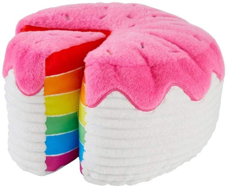 Frisco Pride Cake Plush Squeaky Dog Toy, 2 count 3 Frisco Pride Cake Plush Squeaky Dog Toy, 2 count