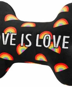 Frisco Pride Proud Pup Bone Plush Squeaky Dog Toy