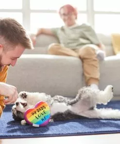 Frisco Pride My Dads Love Me Plush Squeaky Dog Toy -Dog Cat Corner 331648 PT3. SY630 V1647355984