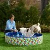 Frisco Outdoor Dog Swimming Pool, Hawaiian Print -Dog Cat Corner 331651 MAIN. SY630 V1646178552