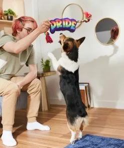 Frisco Pride Plush with Rope Squeaky Dog Toy -Dog Cat Corner 331661 PT3. SY630 V1647356002