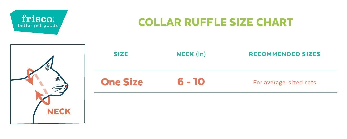 Frisco Cat Collar Ruffle Costume Accessory, One Size 4 Frisco Cat Collar Ruffle Costume Accessory, One Size - Image 2