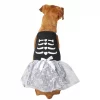 Frisco Silver Metallic Skull Dog & Cat Dress