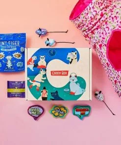 Goody Box||Frisco Goody Box Retro Toys & Treats + Frisco Multi-Cat Unscented Clumping Clay Cat Litter, 40-lb -Dog Cat Corner 338805 PT2. SY630 V1635913742