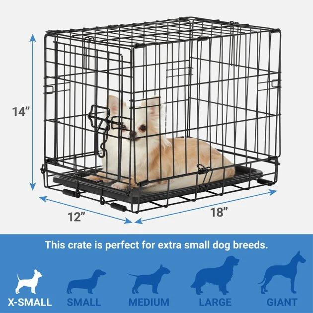 Frisco Fold & Carry Single Door Collapsible Wire Dog Crate 4 Frisco Fold & Carry Single Door Collapsible Wire Dog Crate - Image 2