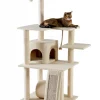 Frisco 62-in Faux Fur Cat Tree & Condo -Dog Cat Corner 92259 MAIN. SY630 V1584451039