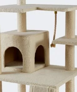 Frisco 62-in Faux Fur Cat Tree & Condo -Dog Cat Corner 92259 PT2. SY630 V1584451707