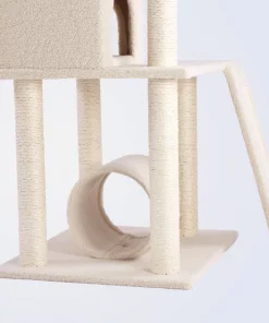 Frisco 62-in Faux Fur Cat Tree & Condo -Dog Cat Corner 92259 PT4. SY630 V1584452542