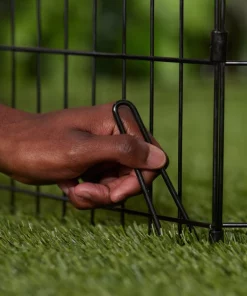 Frisco Wire Dog & Small Pet Exercise Pen with Step-Through Door -Dog Cat Corner 97483 PT3. SY630 V1657661186