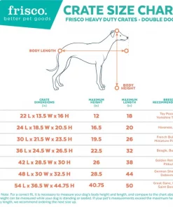 Frisco XX-Large Heavy Duty Double Door Wire Dog Crate, 54 inch -Dog Cat Corner 97489 PT2. SY630 V1568053362